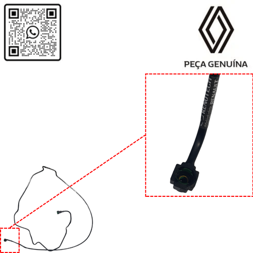 RN 631612 8200631612 MANGUEIRA DE COMB. LOG 1.6 16V K4M -FILTRO ATE RAMPA- - 2